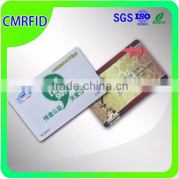 Coloful PVC UHF RFID card with micro print