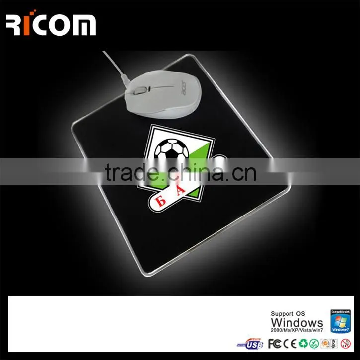 high quality LED advertising mouse pad,innovative promotional mouse pad,gift mouse pad--MP225--Shenzhen Ricom