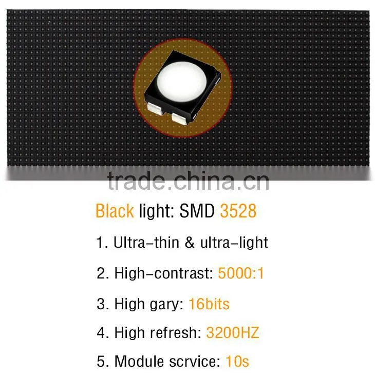 Black beauty p5 full color led display indoor led screen
