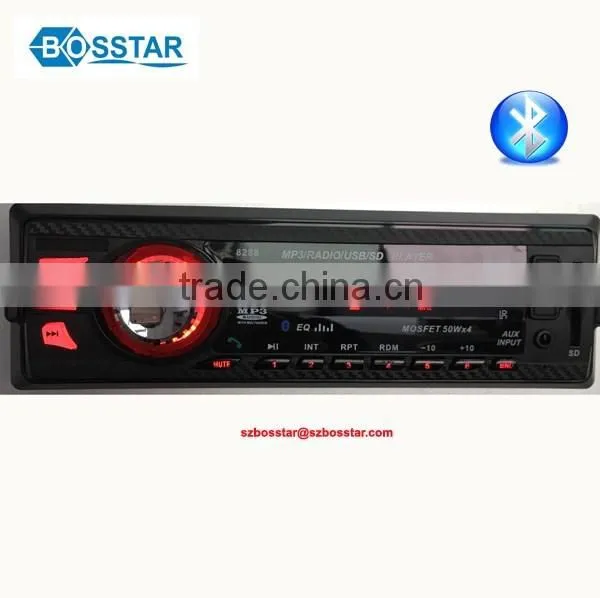 fixed panel car stereo with car kit bluetooth mp3 player with fm modulator for fiat stilo all cars