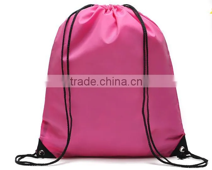 Manufactures 210D Drawstring Bag Drawstring Pouch Backpack Travel Bag