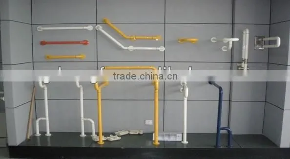 Nylon+stainless steel grab bar for disabled and eldely