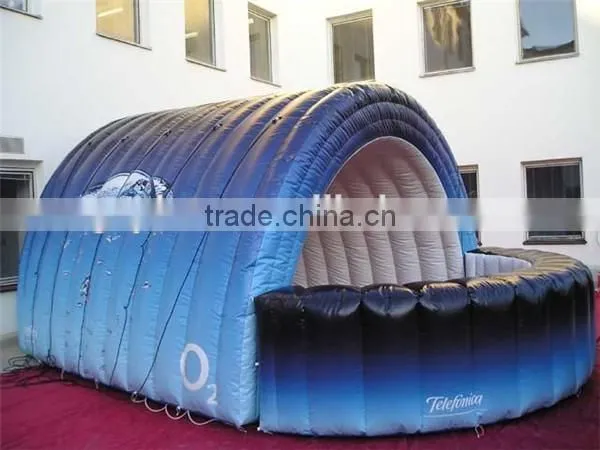 New product inflatable bar / blue color inflatable serving bar for outdoor event