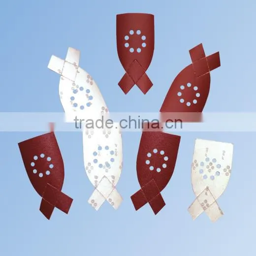 special coated anti-clogging hook and loop sandpaper disc