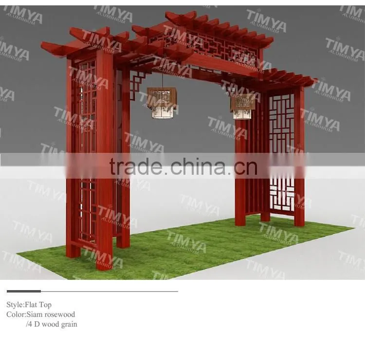 2015 hot sale outdoor pergola cover designs supplier