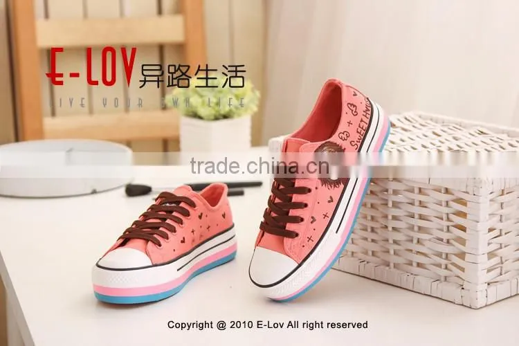 2015 Hot sales high quality wholesale no lace womens shoes