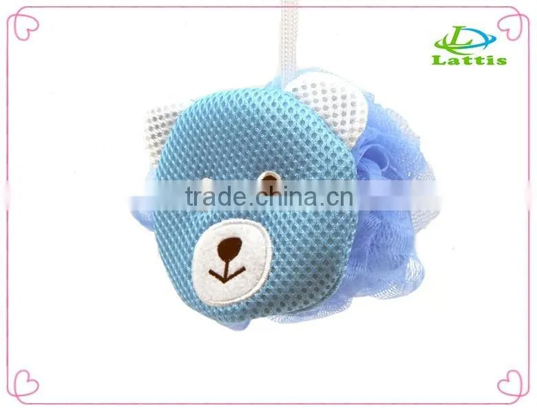 Toy mesh sponge Animal Bath Sponge for Children nylon bath scrubber