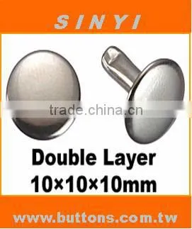 Collision Nail rivet with Single Layer Size 13x10x10