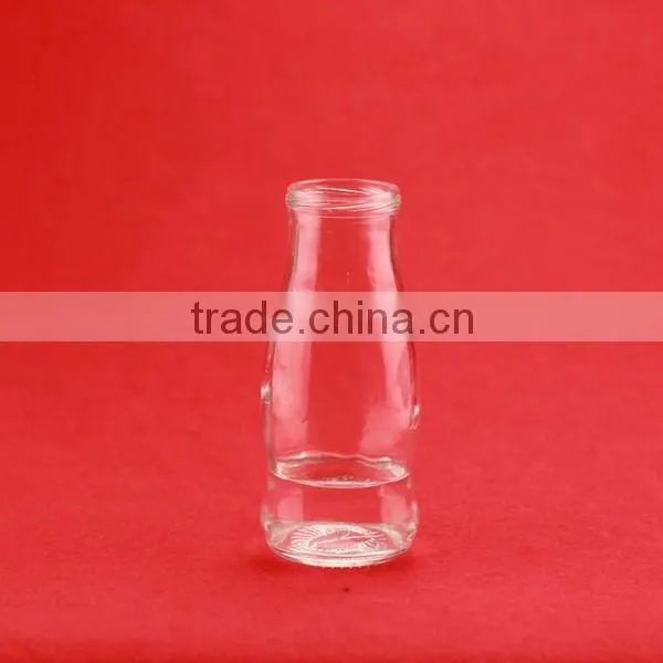 High quality beans glass bottle frosted glass bottle short glass bottle