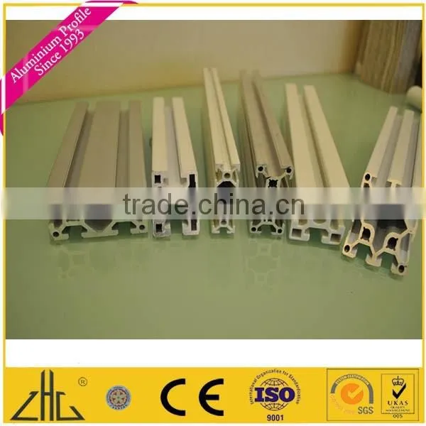 6063 T5 6061 T6 aluminium 3 slots profile for machinery parts 30*30 factory supplier / aluminium machinery extrusion profile CNC