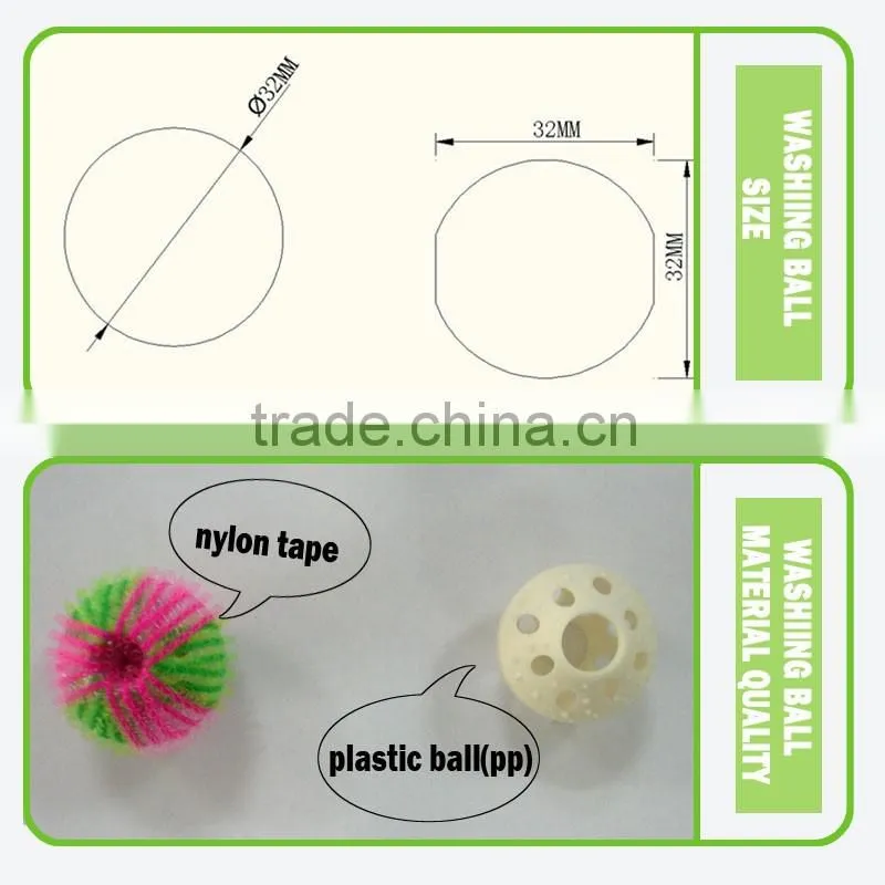 100% nylon eco magic washing laundry ball for clothes