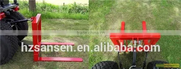 3 Point Pallet Forks;bale mover for compact tractors