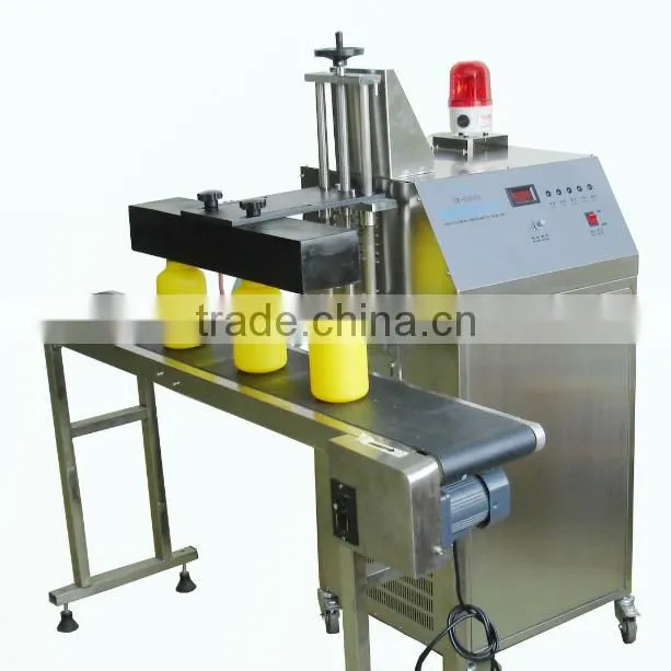 Automatic Plastic bottle and glass jar induction aluminum foil Sealing machine