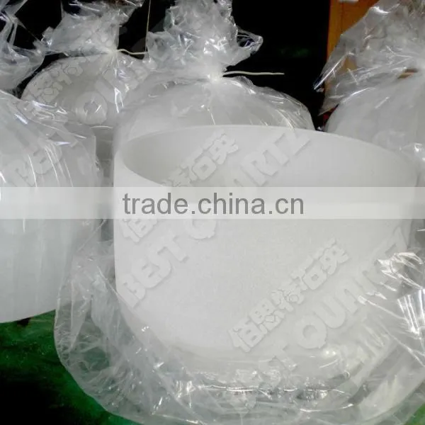 Quartz crucibles for melting aluminum