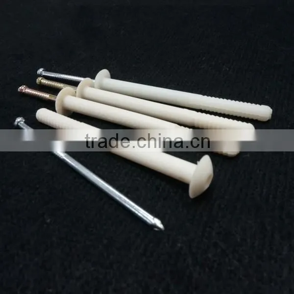 All kinds of nylon hammer drive plastic wall anchor