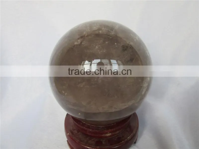 Customized smoky quartz sphere ball for sale