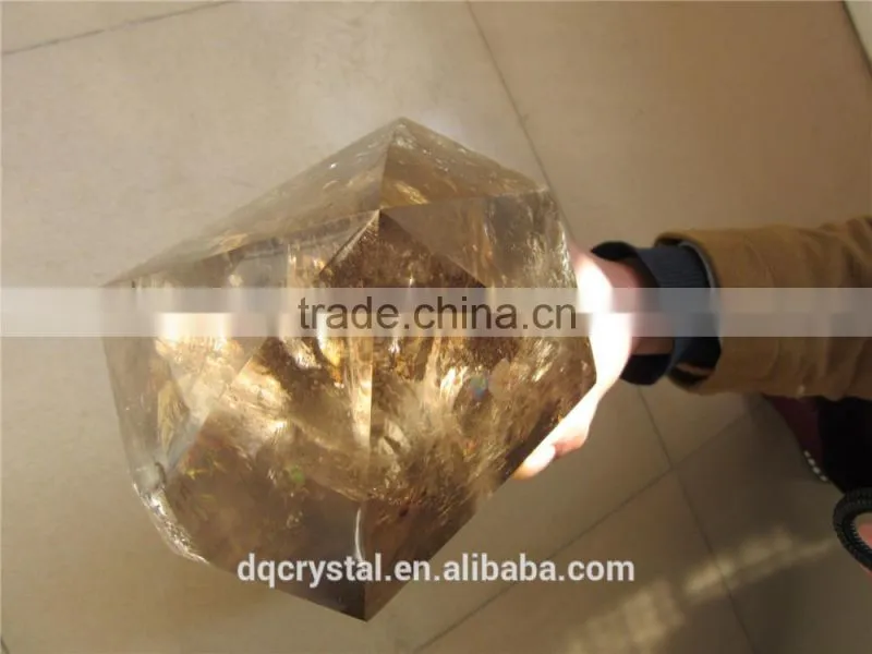 2015 smoky quartz crystal singing hexagon pyramids for healing