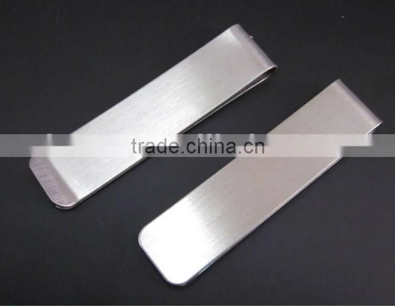 custom cool stainless steel money clip ,fashion stainless steel money clips