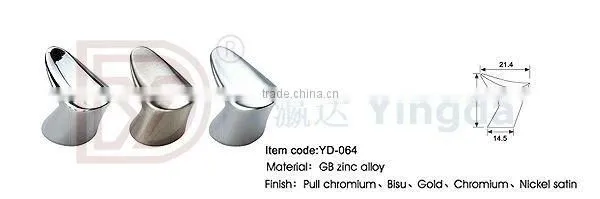 Irregular Zinc Alloy Drawer Handle and Cabinet Knob