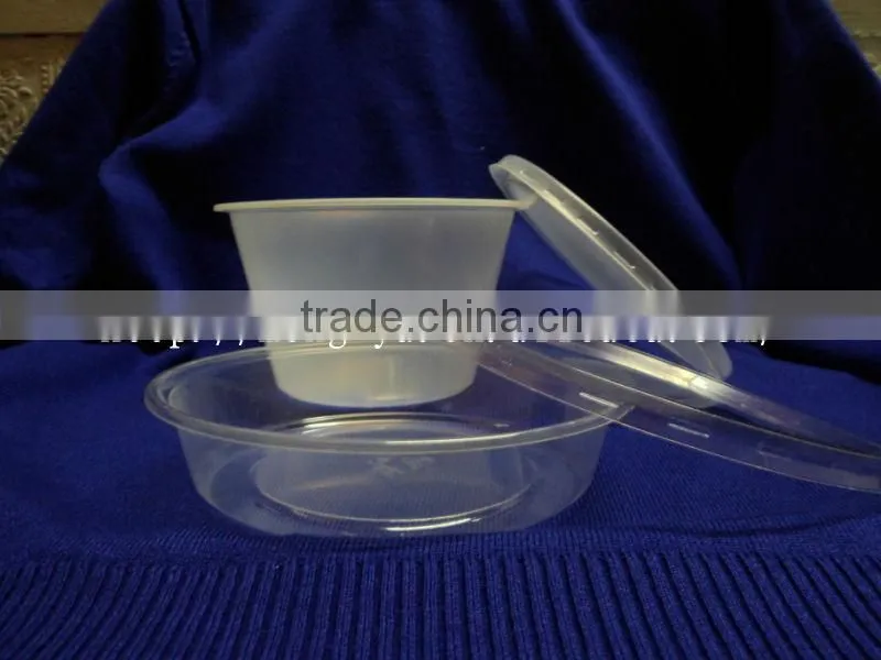 Disposable Plastic food container with lid