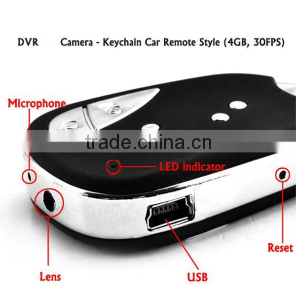 DVR Car Keychain Camera, Mini DVR Digital Video Camera Key