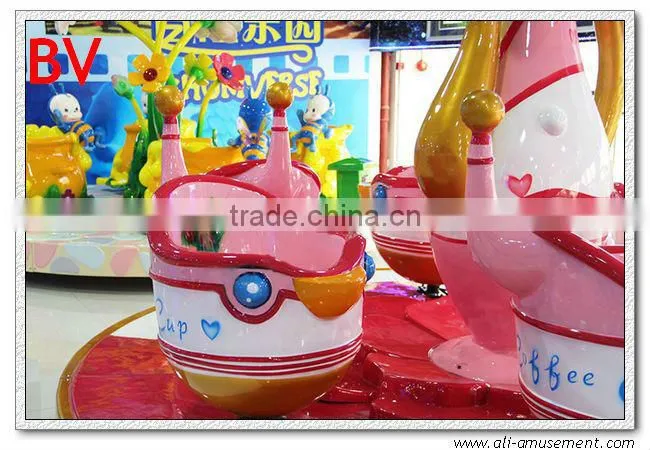 Amusment park indoor carnival game machine rotary coffee cup