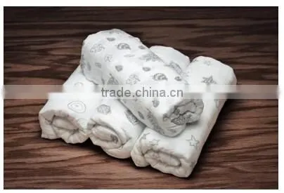 4-in-1 Bamboo Muslin Receiving Blankets