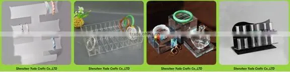 colorful luxury MDF acrylic jewelry display sets elegant necklace rings earrings display durable jewellery holder stand