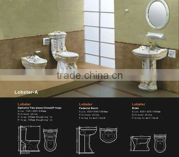 Modern Ceramic Bathroom Set 001