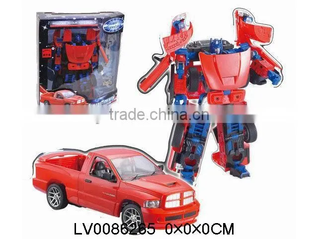 2013 hot selling plastic toy robot with light for kids