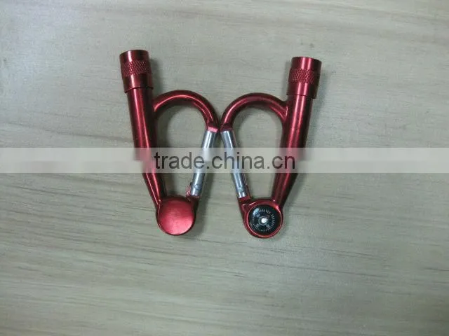 aluminium carabiner led flashlight