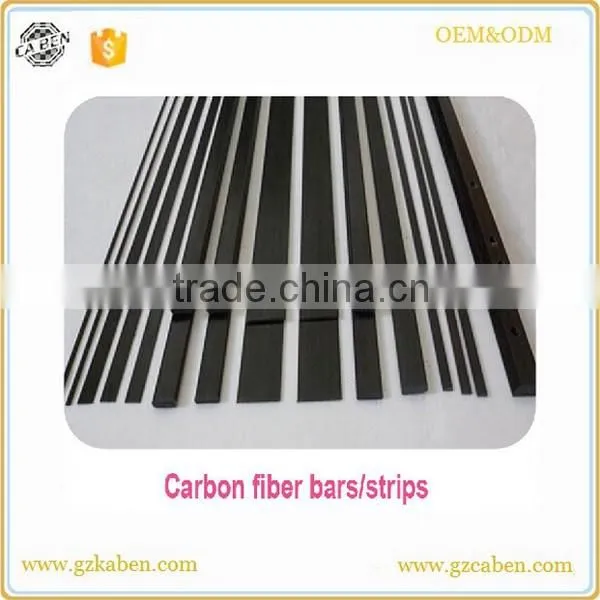 Carbon fiber pultruded strip / bar/ flat - 10mm x 1mm x 1000mm