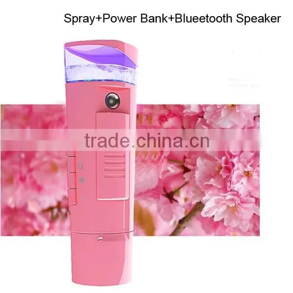 Factory price mobile power bank charger mini spray waterproof bluetooth speaker