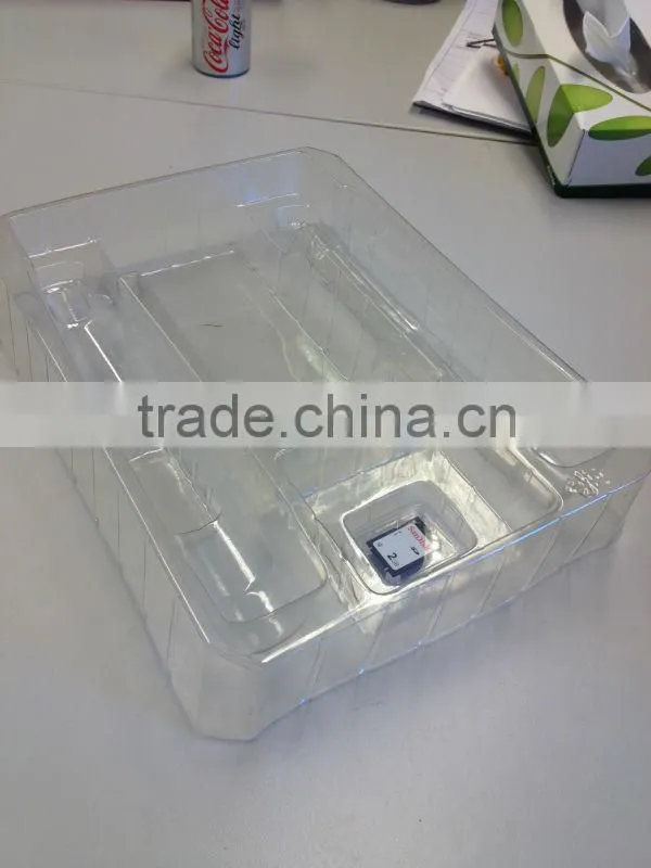 black plastic plant tray