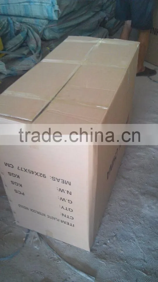 Plastic Concrete Block Interlocking Paver Mold Cement Paving Stone Mould