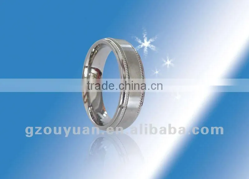 fashion wedding bands finger ring, titanium ring
