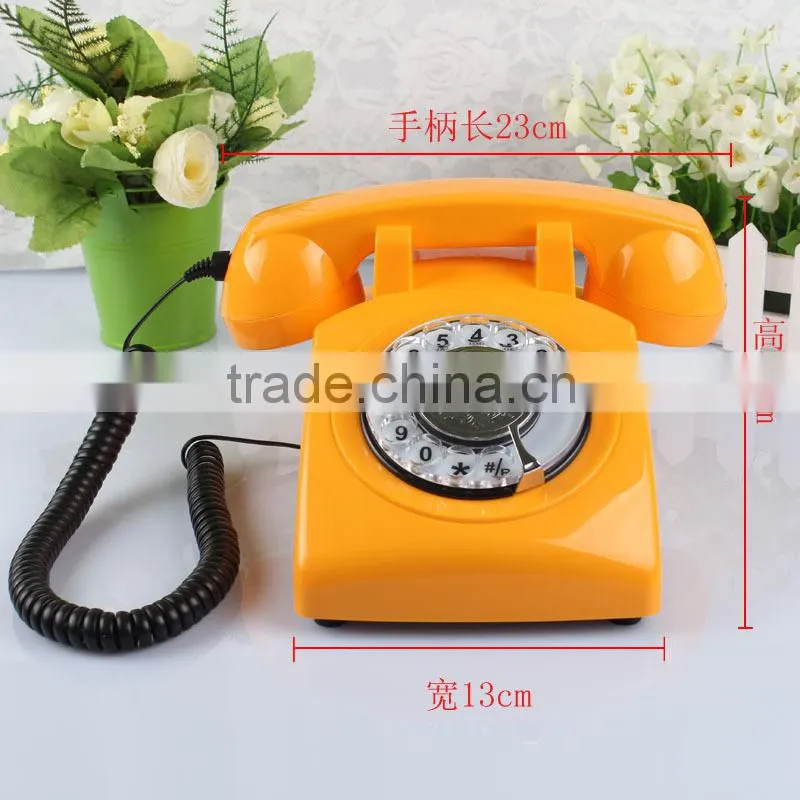 Gold Retro Telephone