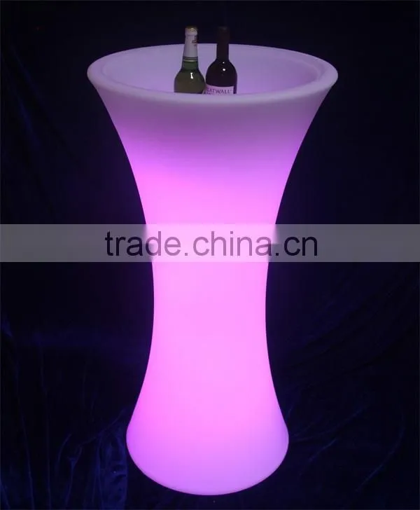 Multi Color change Cylinder Led Lighting Beer Ice Bucket
