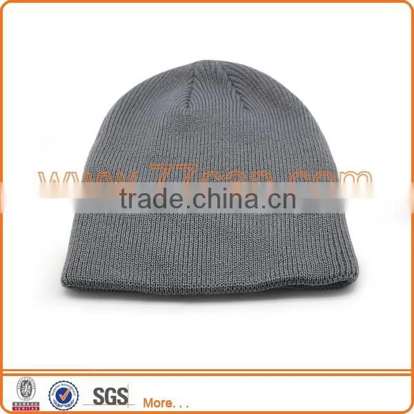 100% Acrylic Custom Pom pom Knitted Beanie
