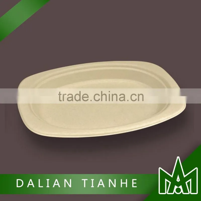 High quality clamshell foam comparment lunch plate