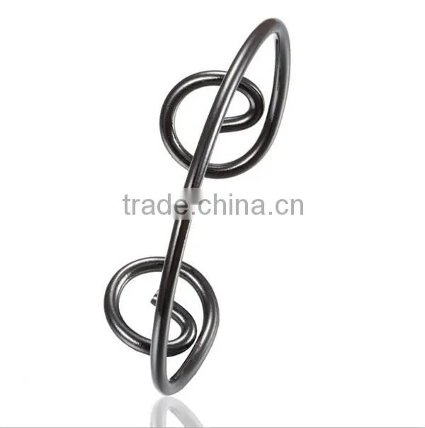 Wholesale Unisex Magnetic Rose Gold Open Bangle Jewelry Straitjacket Bracelet for Women