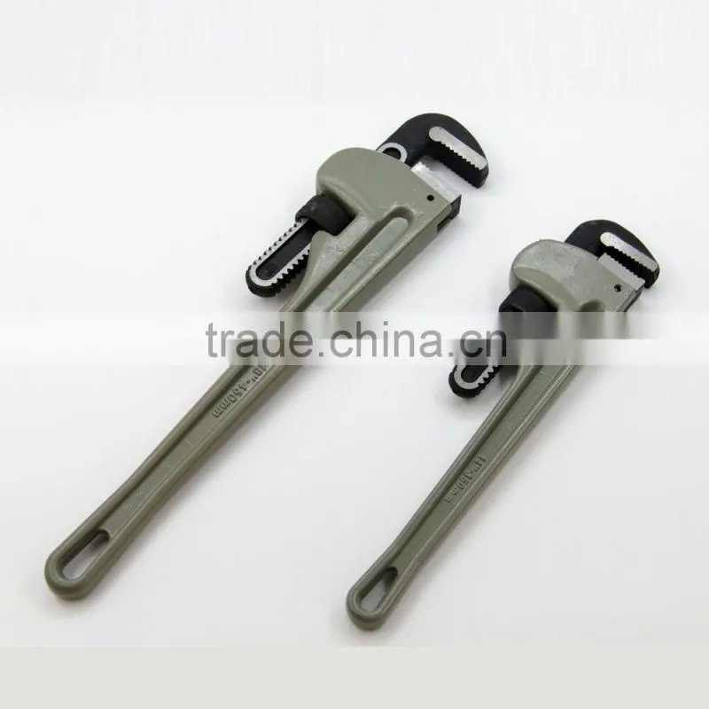 Adjustable Carbon Steel With Stright Handle Adjustable Heavy Duty Aluminum Pipe Wrench