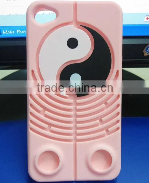Creative Slicone Rubber Case for iPhone