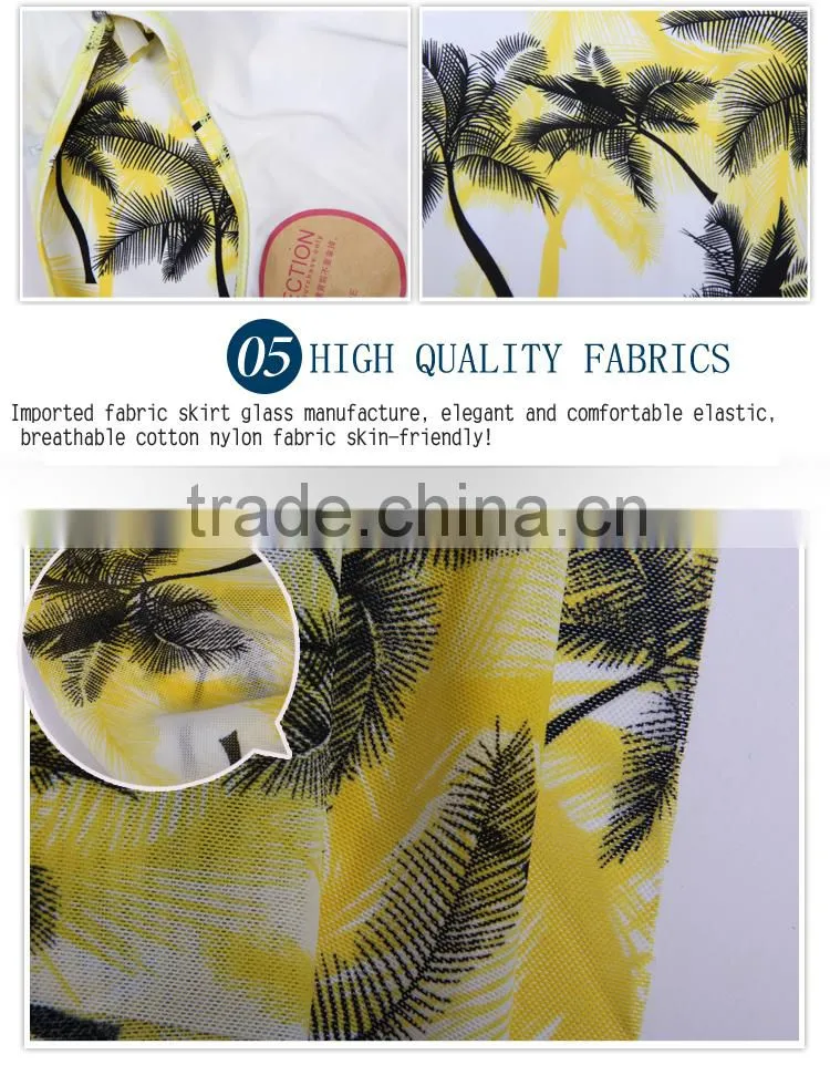 CNYE hot sale yellow bikini womens swimwear beach swimsuit