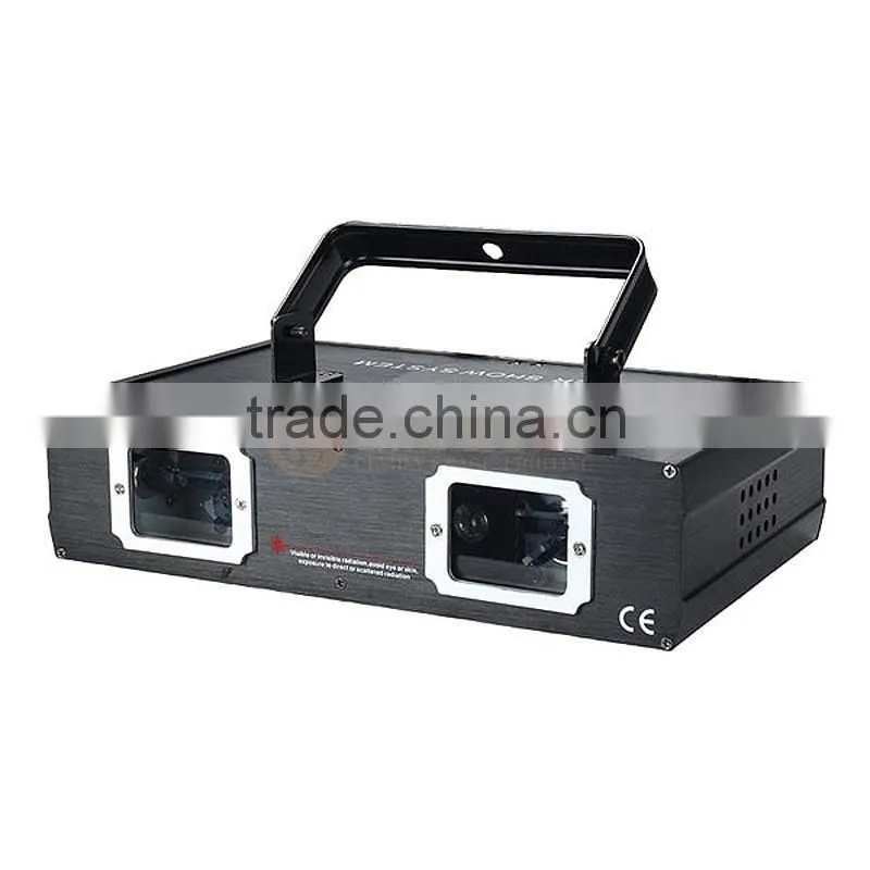 Red Green two head fat beam disco laser light/small laser light