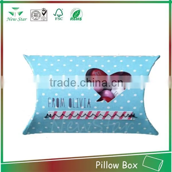 cheap Hot sale lovely paper pillow packaging boxes