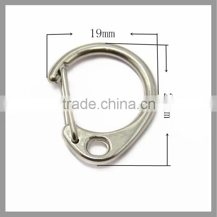 Wholesale Silver Spring D Ring Snap Hook