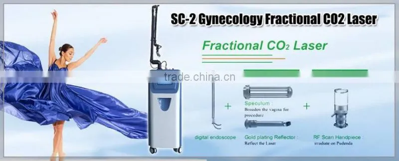 Newly designed best rf tube Co2 fractional laser scar removal / co2 fractional laser vaginal tightening device