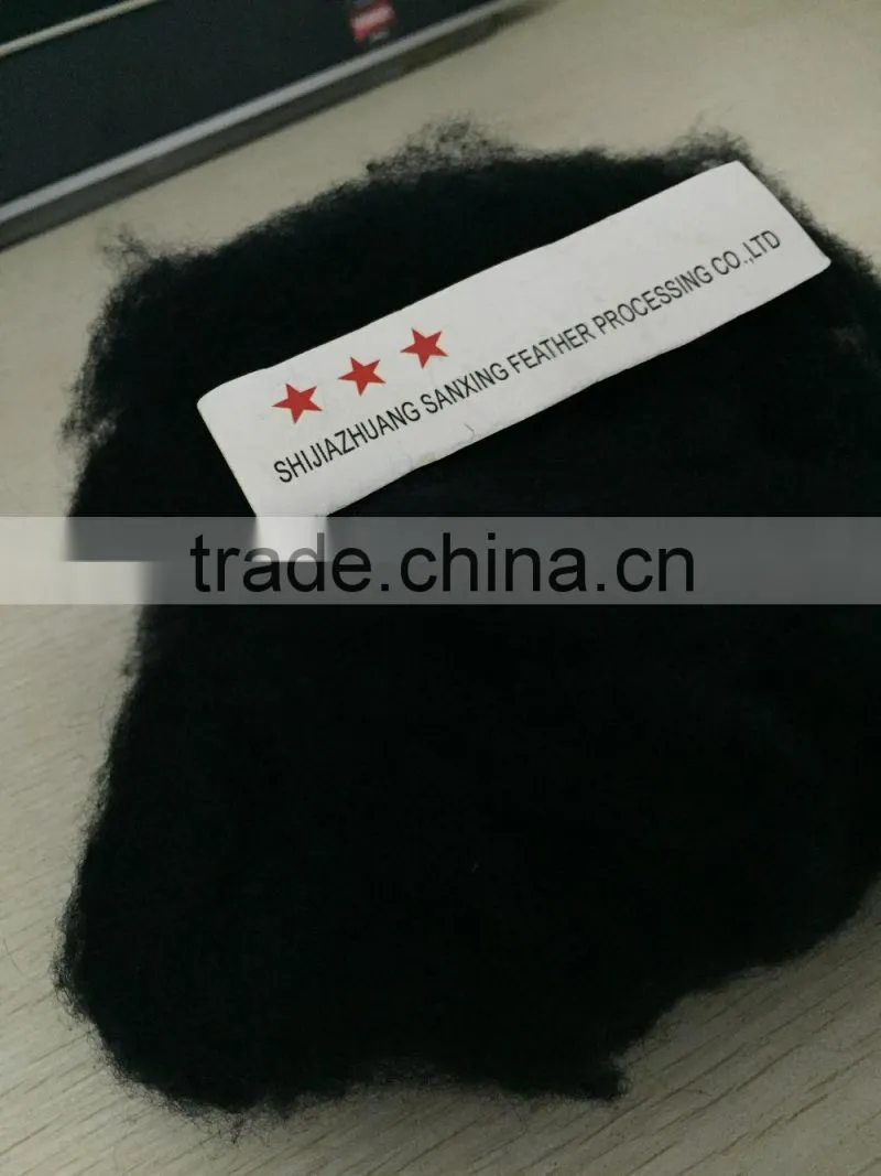 dyed black sheep wool 20.5 & 40-50mm