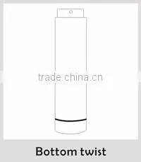 Hot sell aluminum portable twist perfume atomizer